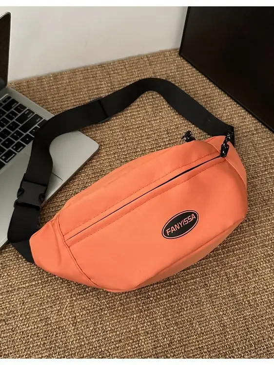 Men's Black Japanese Waist Bag Lightweight Shoulder Bag - Image 9