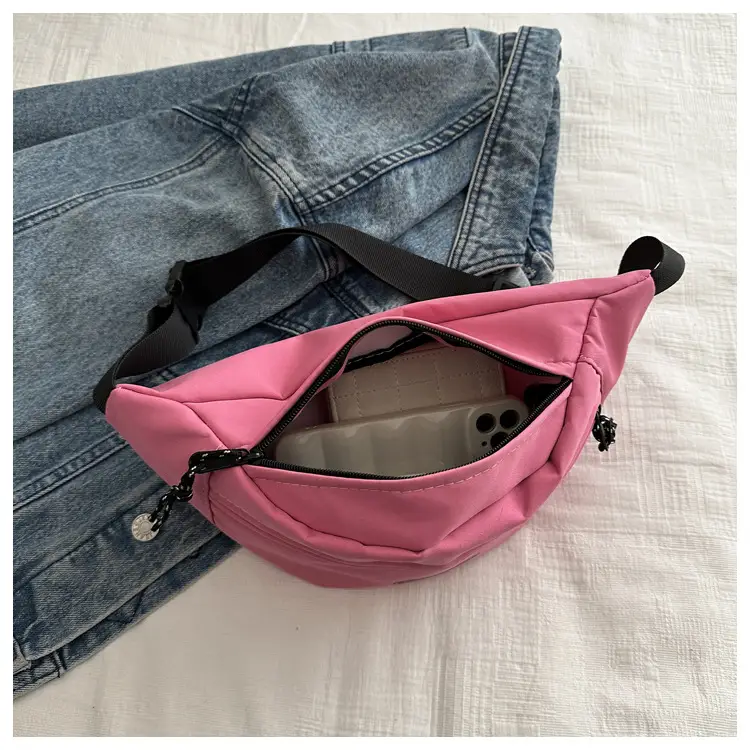 Men's Black Japanese Waist Bag Lightweight Shoulder Bag — feature 17