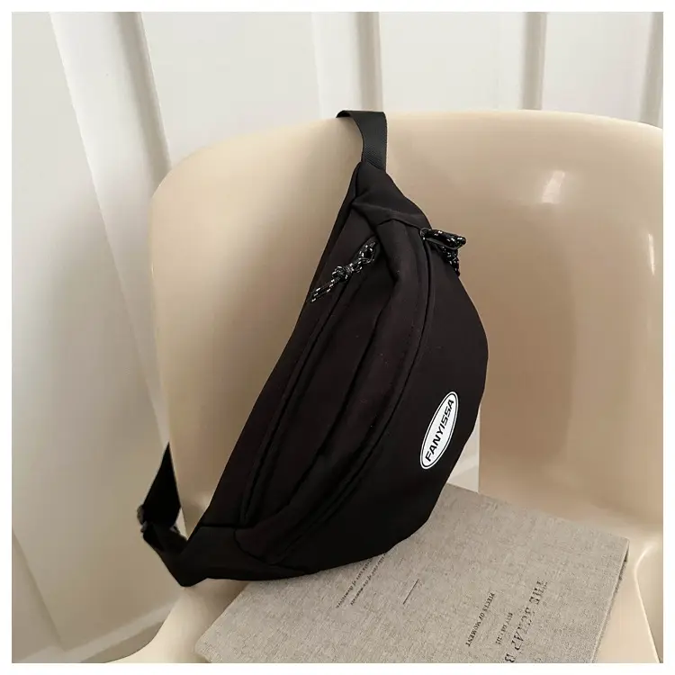 Men's Black Japanese Waist Bag Lightweight Shoulder Bag — feature 22