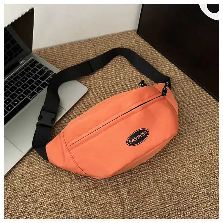 Men's Black Japanese Waist Bag Lightweight Shoulder Bag - Image 3