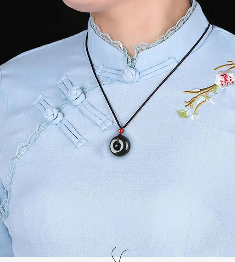 Jade Buckle Pendant Black Red Jade Pendant Live Supply — feature 10