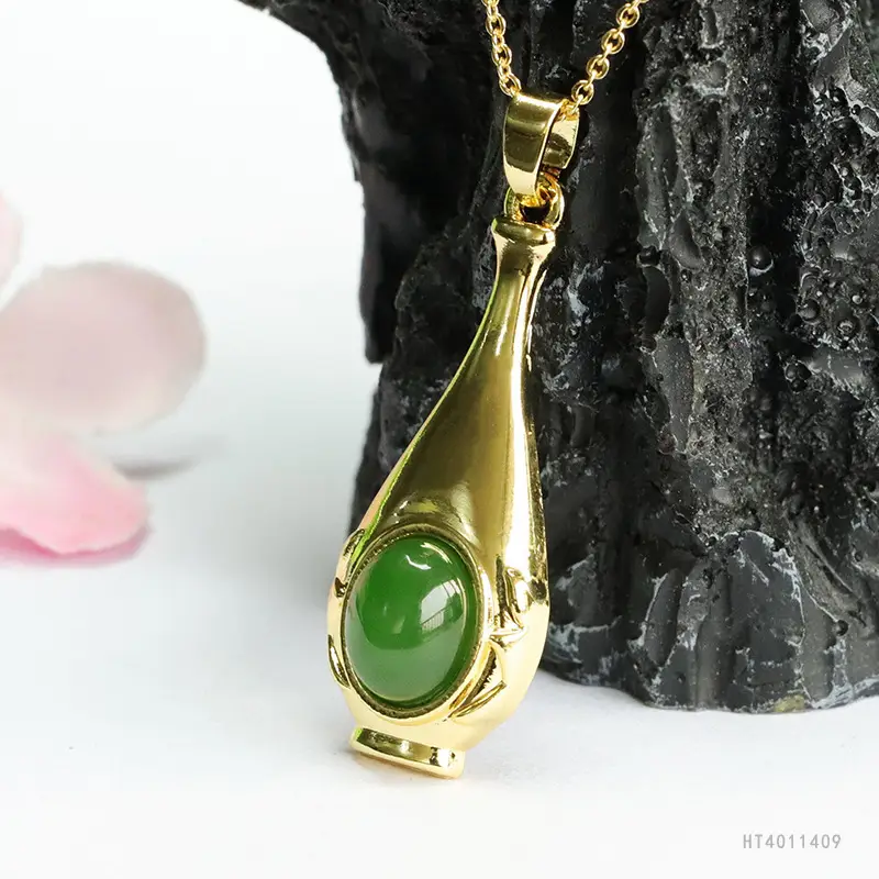 Guan Yu Green Jade Pendant Necklace for Women — feature 9