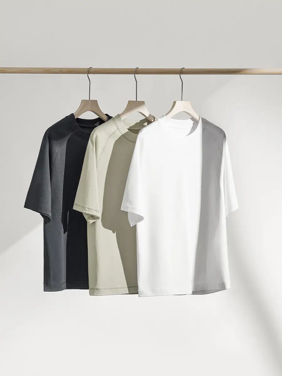 Men's Black Raglan Sleeve T-Shirt 2024 - Image 8