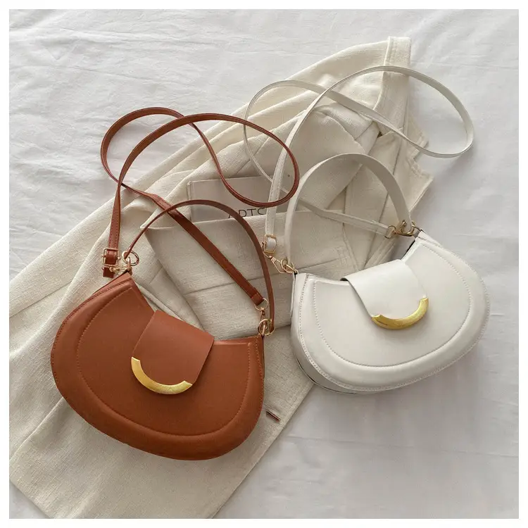 Black Western Crossbody Shoulder Bag with Gold Clasp — feature 29