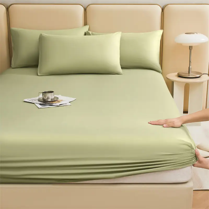 Class A Xinjiang cotton long-staple cotton cotton bed cover 100 pure cotton bedspread Simmons protective non-slip cover wholesale group purchase
