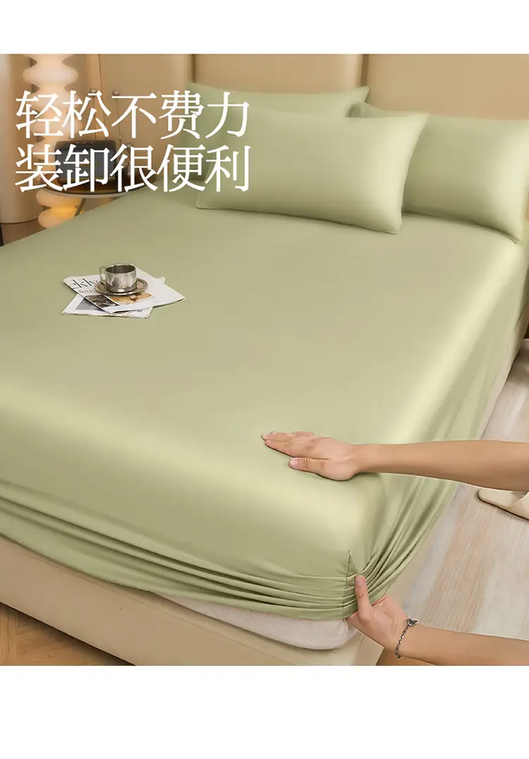 Class A Xinjiang cotton long-staple cotton cotton bed cover 100 pure cotton bedspread Simmons protective non-slip cover wholesale group purchase — feature 28
