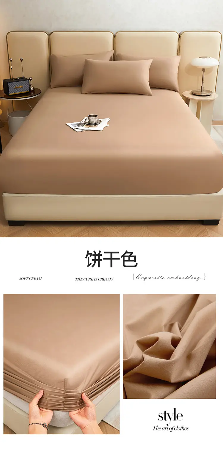 Class A Xinjiang cotton long-staple cotton cotton bed cover 100 pure cotton bedspread Simmons protective non-slip cover wholesale group purchase — feature 38