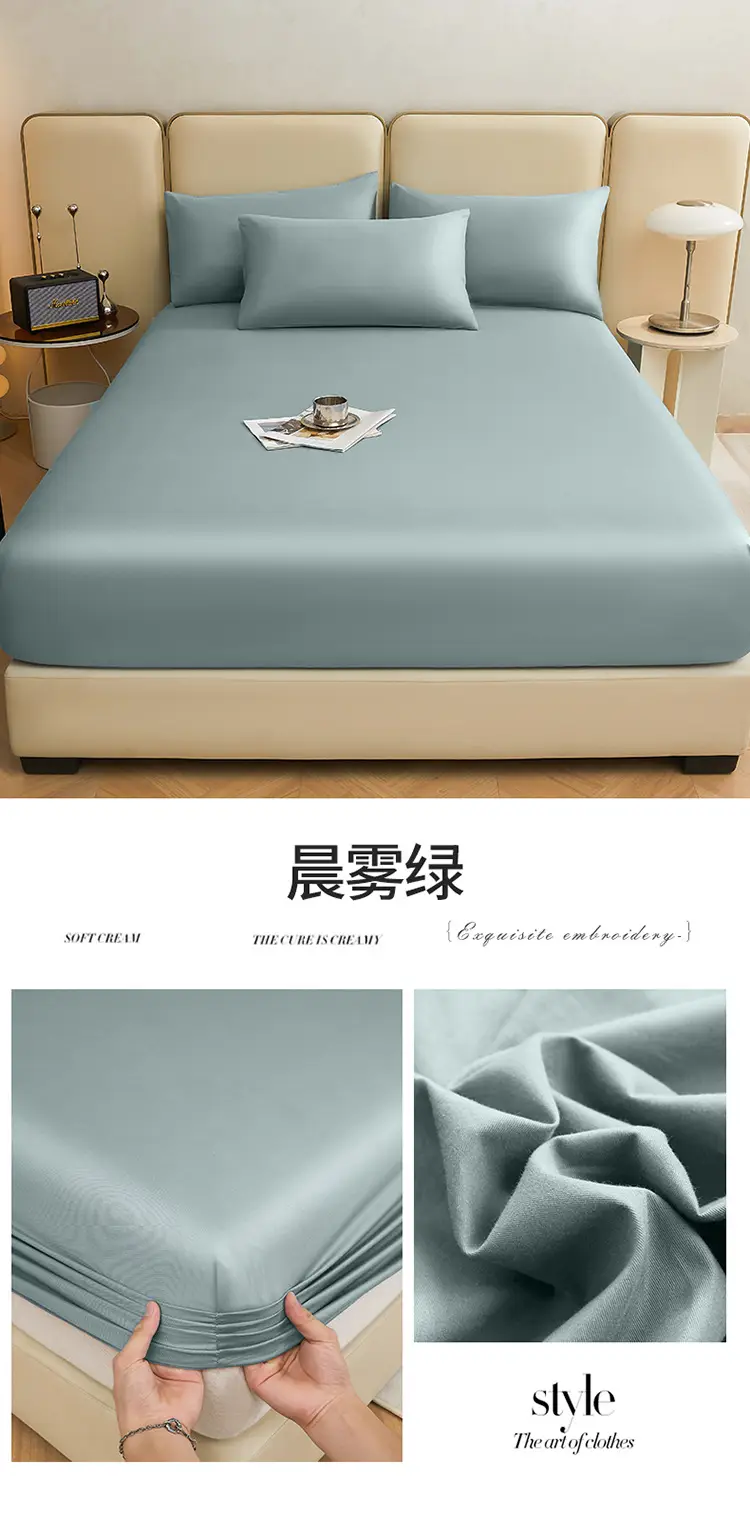Class A Xinjiang cotton long-staple cotton cotton bed cover 100 pure cotton bedspread Simmons protective non-slip cover wholesale group purchase — feature 40