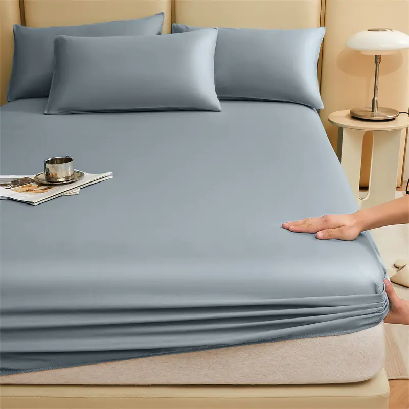 Class A Xinjiang cotton long-staple cotton cotton bed cover 100 pure cotton bedspread Simmons protective non-slip cover wholesale group purchase