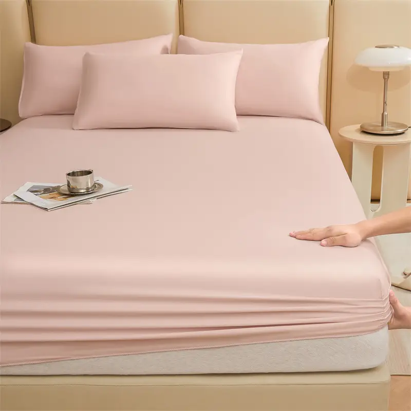 Class A Xinjiang cotton long-staple cotton cotton bed cover 100 pure cotton bedspread Simmons protective non-slip cover wholesale group purchase
