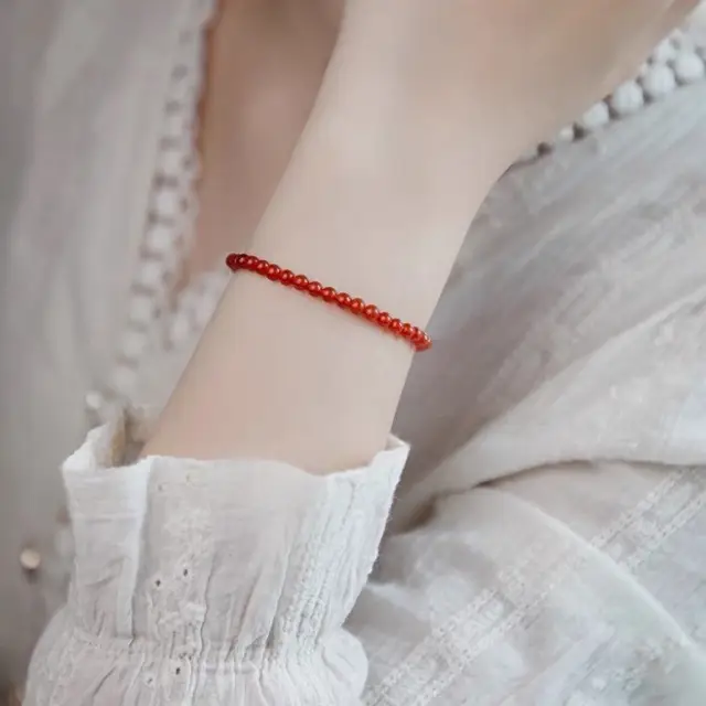 Natural Red Agate Bracelet for Women's New Year - Image 4