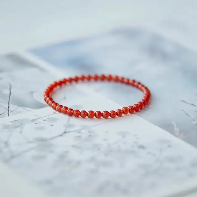 Natural Red Agate Bracelet for Women's New Year - Image 5