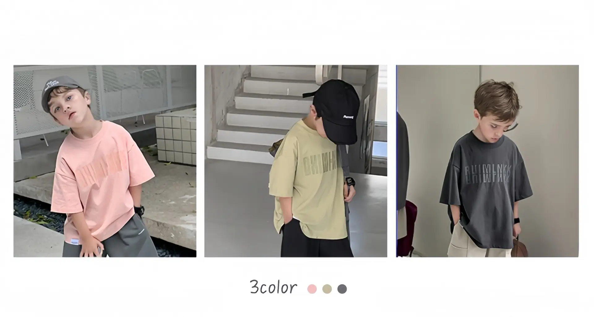 2025 Boys Short Sleeve T-Shirt Beige Casual Summer — feature 5