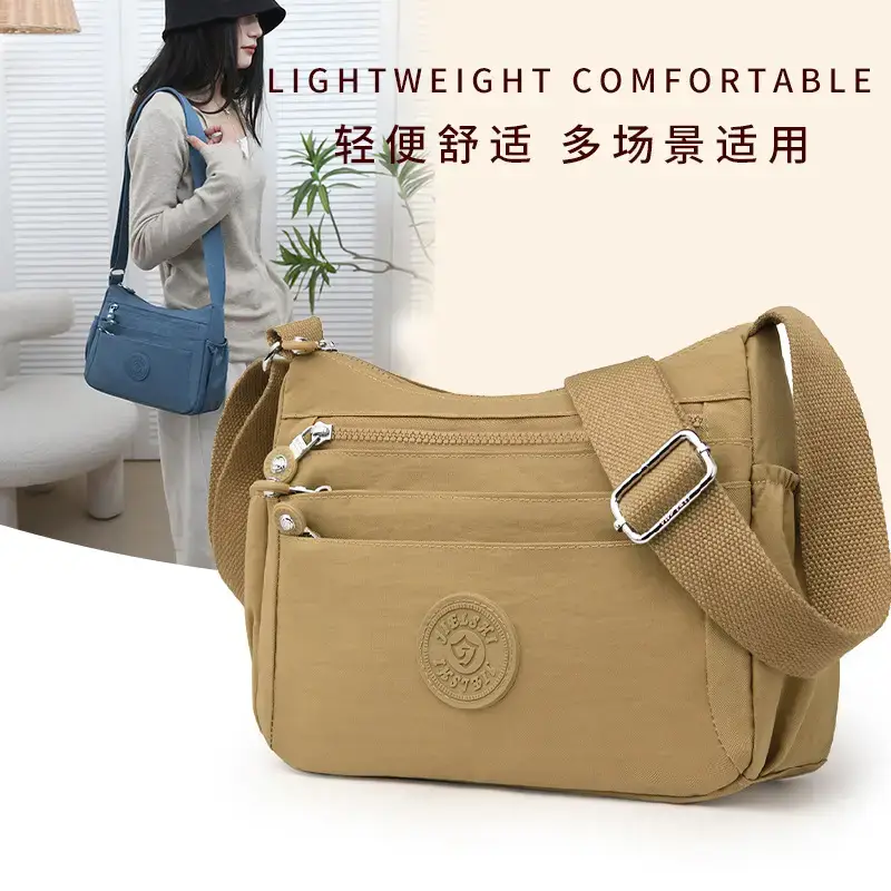 Women's Blue Waterproof Crossbody Bag Large Capacity - Image 11