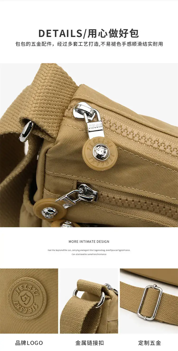 Women's Blue Waterproof Crossbody Bag Large Capacity — feature 11