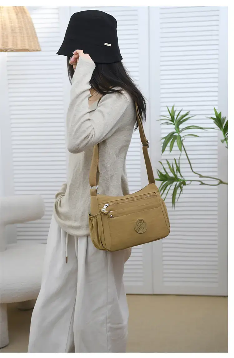 Women's Blue Waterproof Crossbody Bag Large Capacity — feature 23