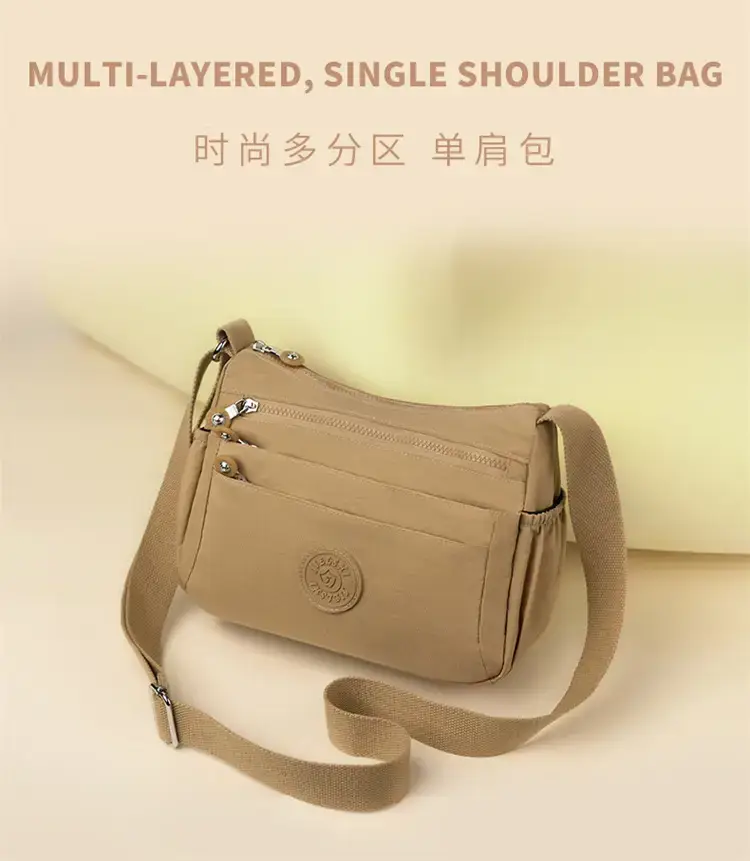 Women's Blue Waterproof Crossbody Bag Large Capacity — feature 4