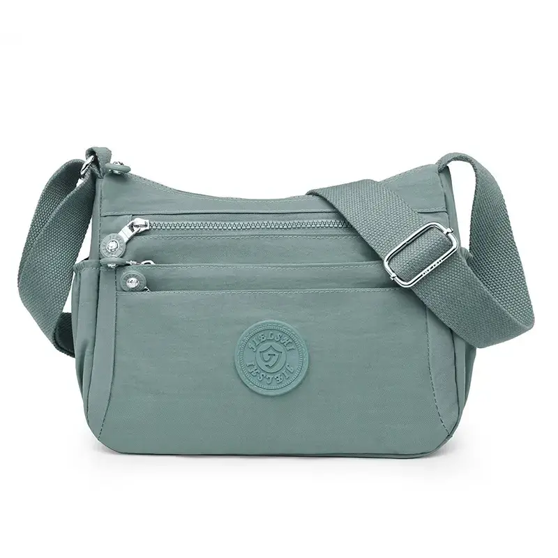 Women's Blue Waterproof Crossbody Bag Large Capacity - Image 2