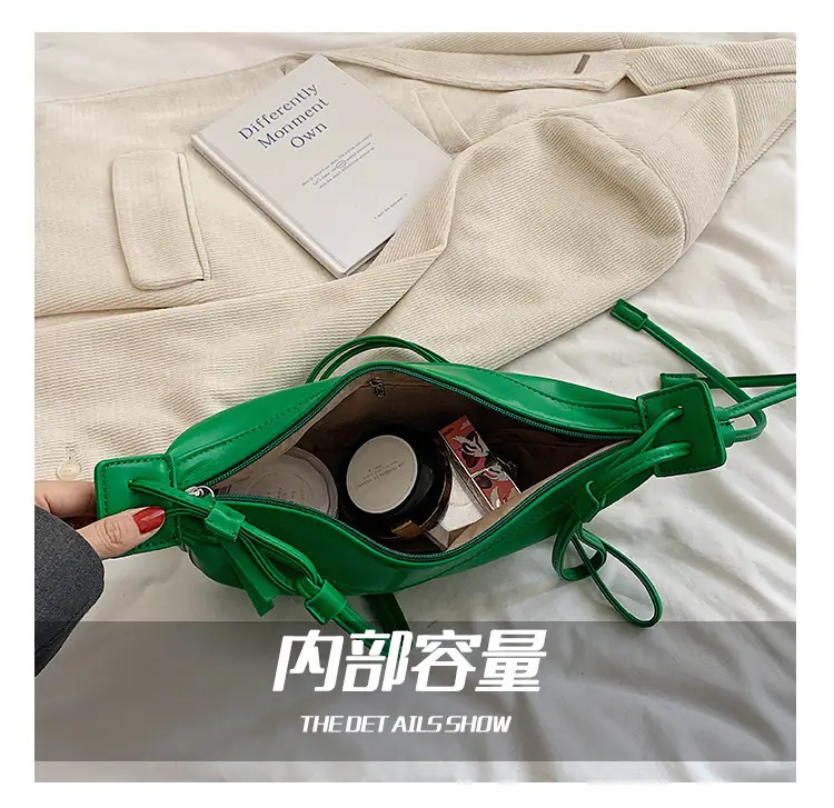 White Crossbody Bag for Women with Drawstring Strap — feature 13