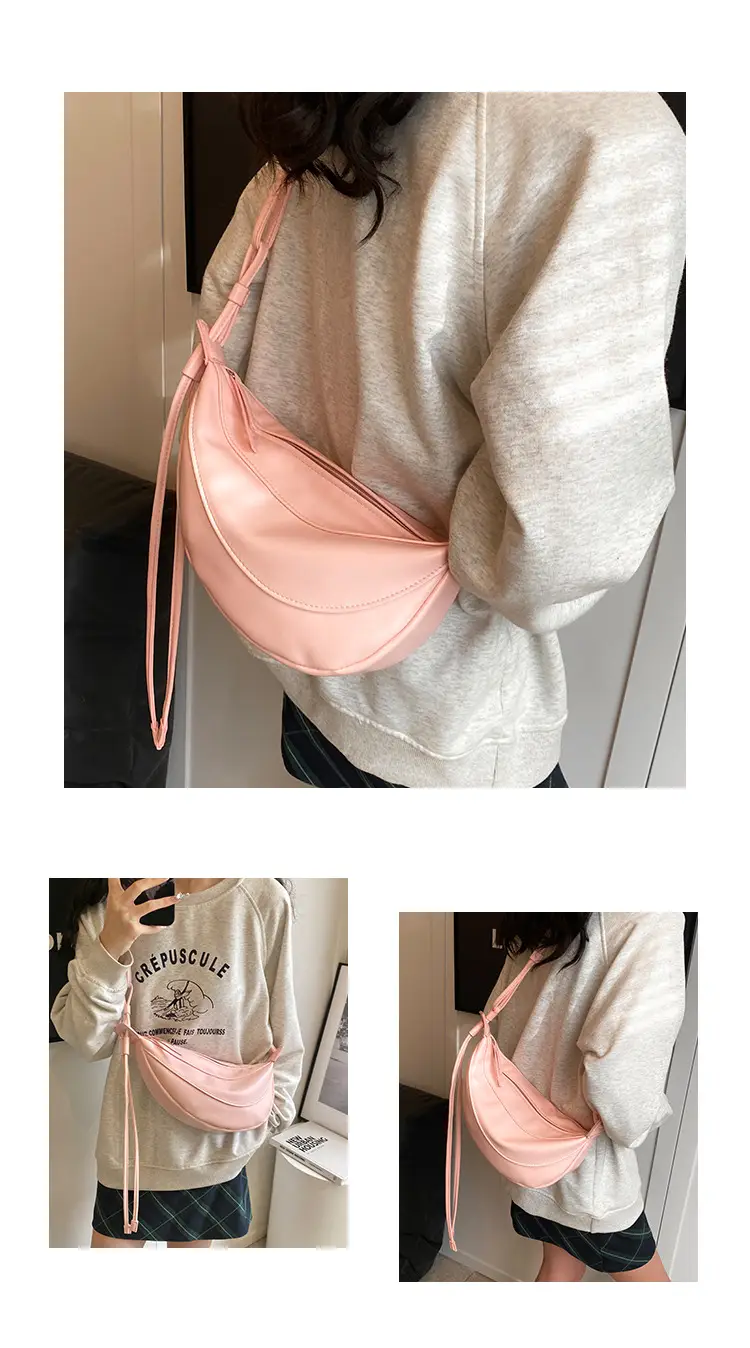 White Crossbody Bag for Women with Drawstring Strap — feature 15