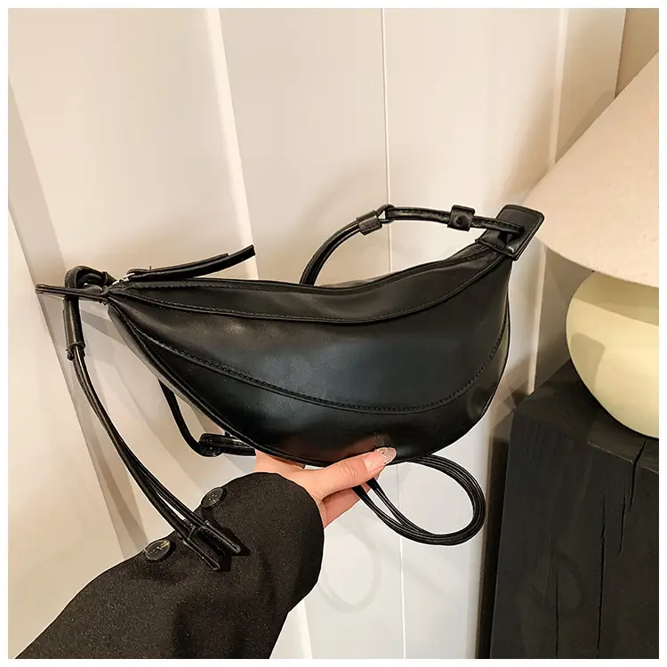 White Crossbody Bag for Women with Drawstring Strap — feature 19