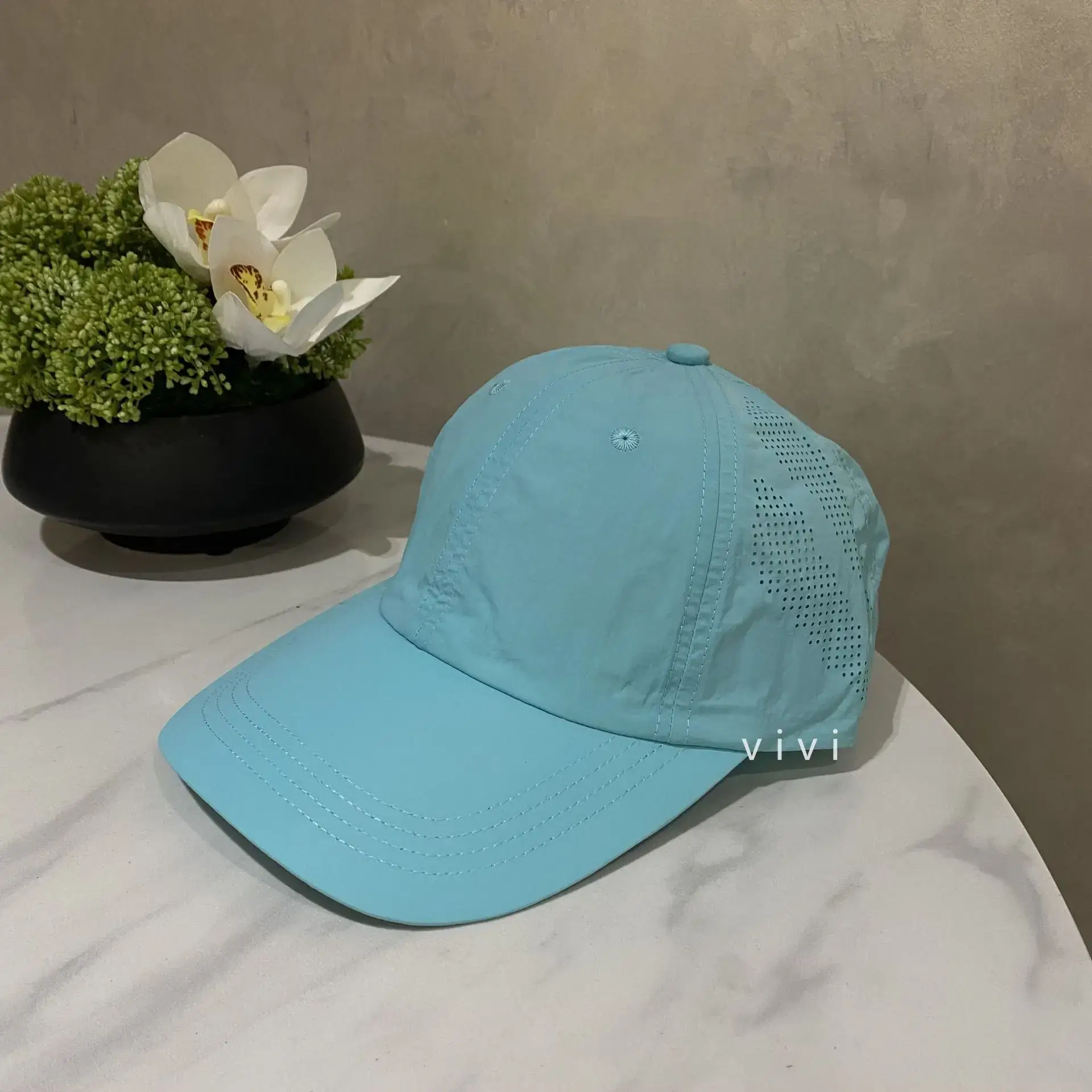 Pink Mesh Baseball Cap Women Summer Sun Hat - Image 3