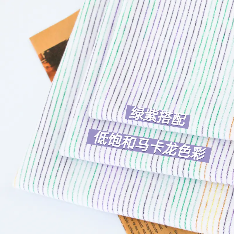 Rainbow Striped Cotton T-Shirt for Boys 230g - Image 14