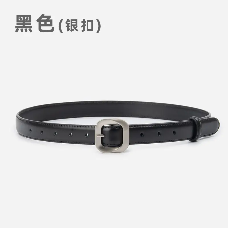 Women's Cross-Country Genuine Leather Belt Beige - Image 10