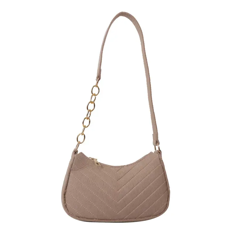 Women's Felt Chain Shoulder Bag Candy Color