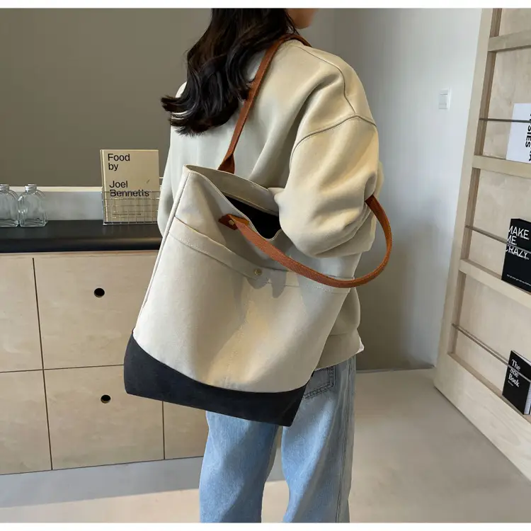 Women Large Canvas Tote Bag 2026 Autumn Winter — feature 20