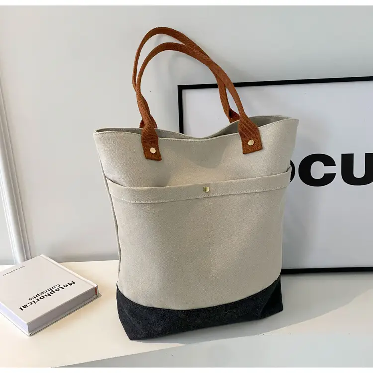 Women Large Canvas Tote Bag 2026 Autumn Winter — feature 29