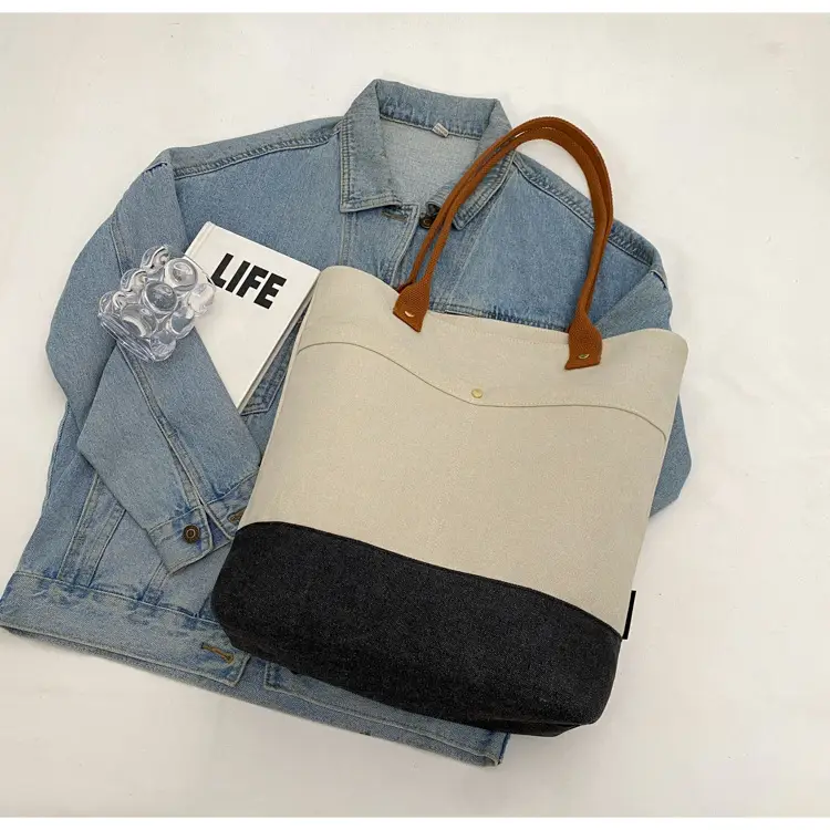 Women Large Canvas Tote Bag 2026 Autumn Winter — feature 30