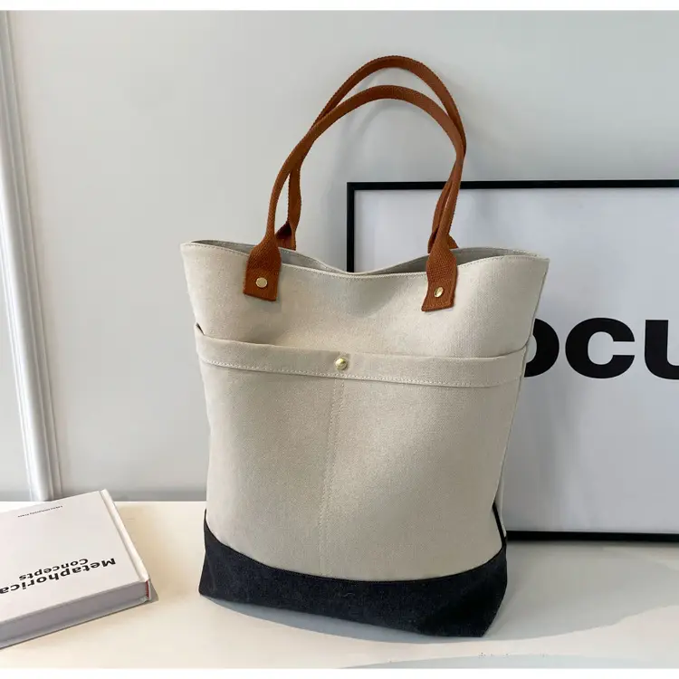 Women Large Canvas Tote Bag 2026 Autumn Winter — feature 31