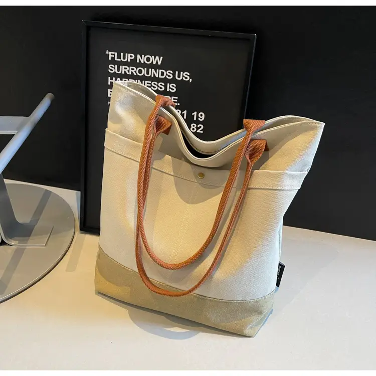 Women Large Canvas Tote Bag 2026 Autumn Winter — feature 32