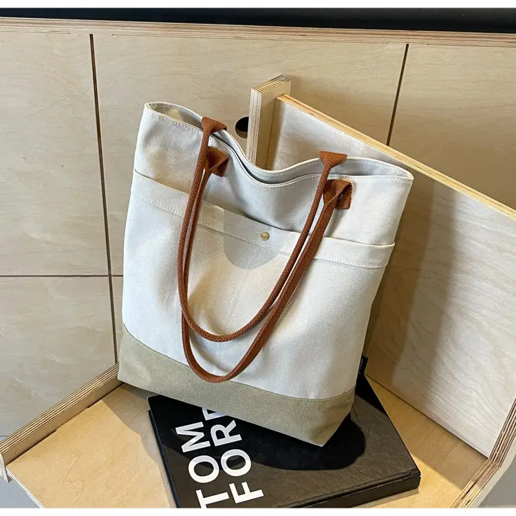 Women Large Canvas Tote Bag 2026 Autumn Winter — feature 33