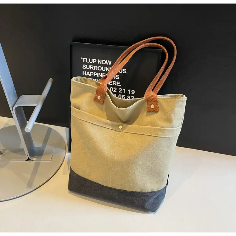 Women Large Canvas Tote Bag 2026 Autumn Winter — feature 37