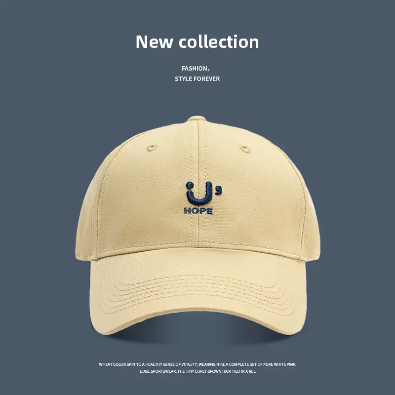 Big Head Baseball Cap Women Korean Style Embroidered - Image 5