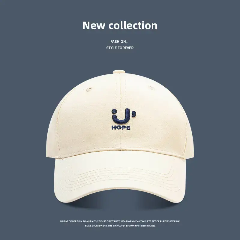 Big Head Baseball Cap Women Korean Style Embroidered - Image 6