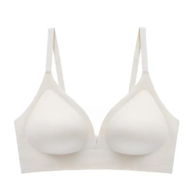 Wire-Free V-Neck Bra for Young Ladies, Mesh, Breathable, Soft Support - Image 3