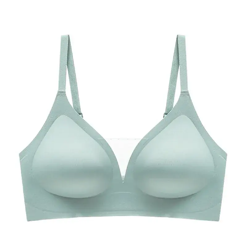 Wire-Free V-Neck Bra for Young Ladies, Mesh, Breathable, Soft Support - Image 5