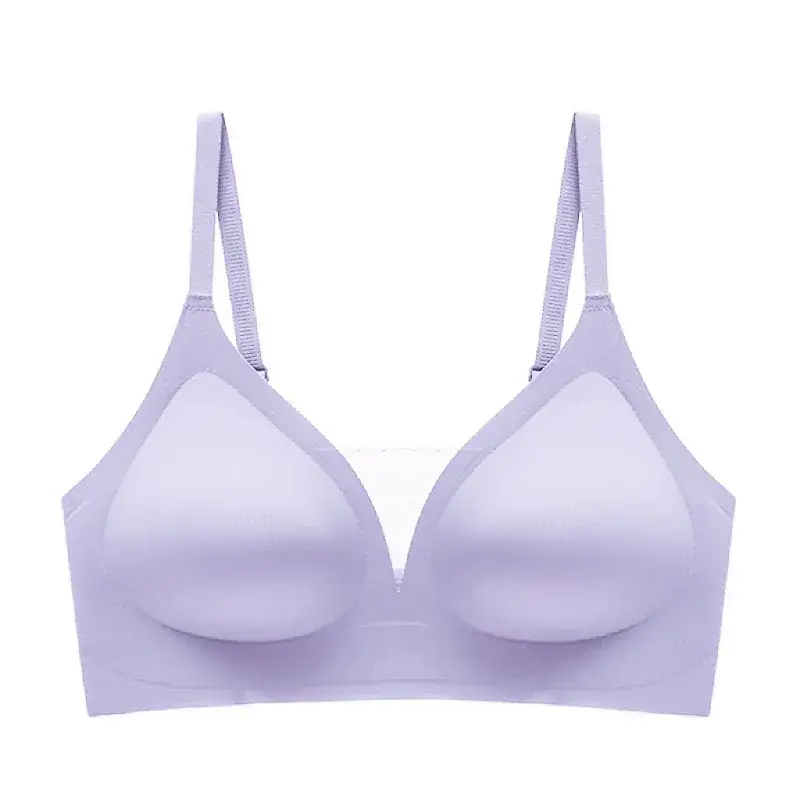 Wire-Free V-Neck Bra for Young Ladies, Mesh, Breathable, Soft Support - Image 6