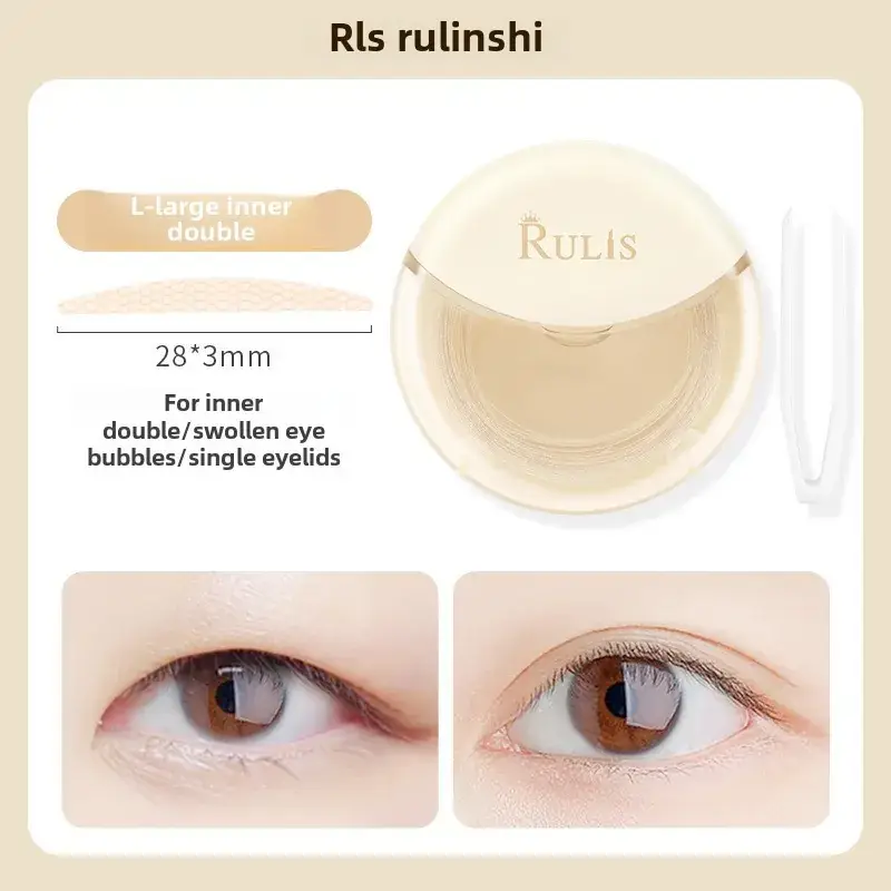 Rulinshi Double Eyelid Patch for Women Natural Matte Wide