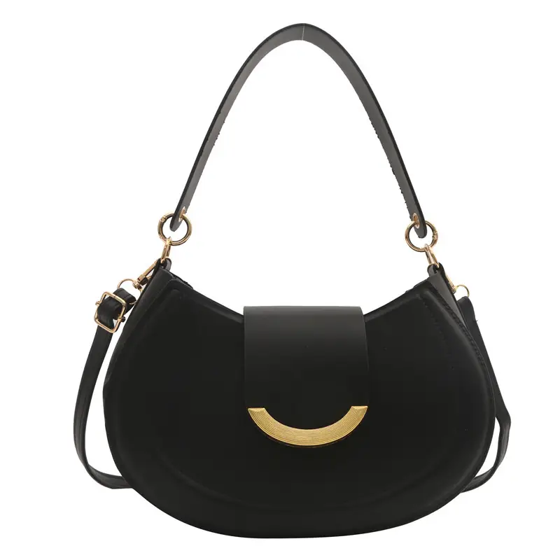 Black Retro Shoulder Bag for Women 2024 - Image 10