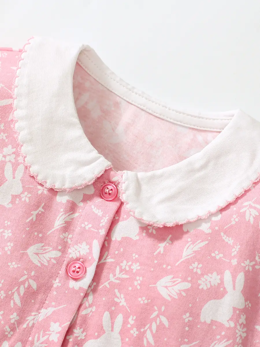 Little Maven Girls Dress Pink 2024 Summer Doll - Image 3