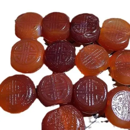 Natural Red Agate Buddha Beads for DIY Craft - Image 5