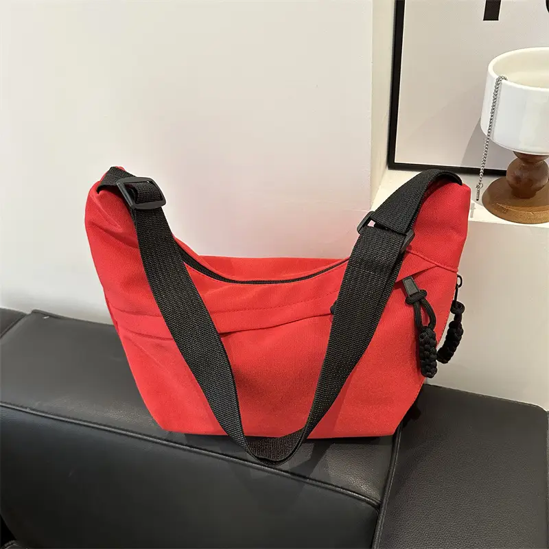 Black Korean Style Shoulder Messenger Bag for Women - Image 7