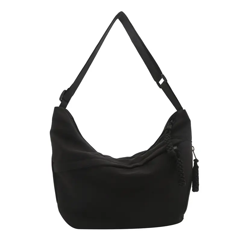 Black Korean Style Shoulder Messenger Bag for Women - Image 9