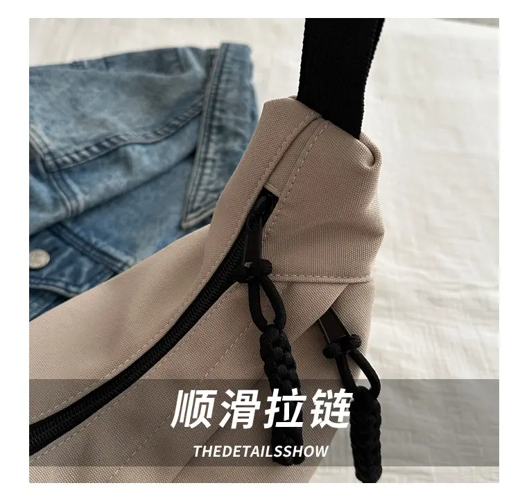 Black Korean Style Shoulder Messenger Bag for Women — feature 4