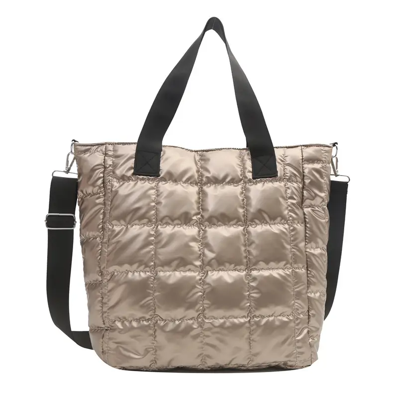 Women's Silver Puffer Shoulder Bag New 2024 - Image 10