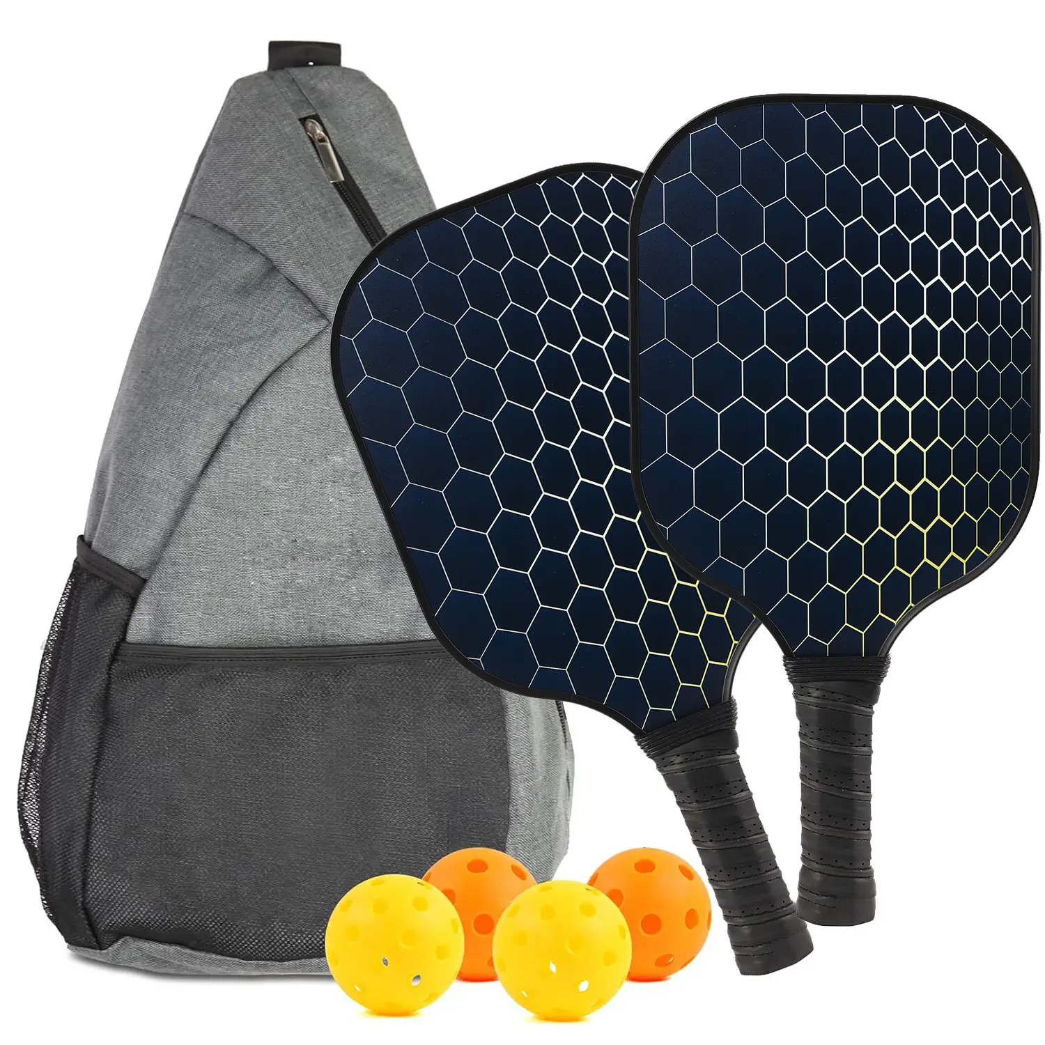 Peak Racket Integrated Shot Glass Fiber Outdoor Shoulder Bag Suit Cross-Border Pickle Ball Paddle — feature 1